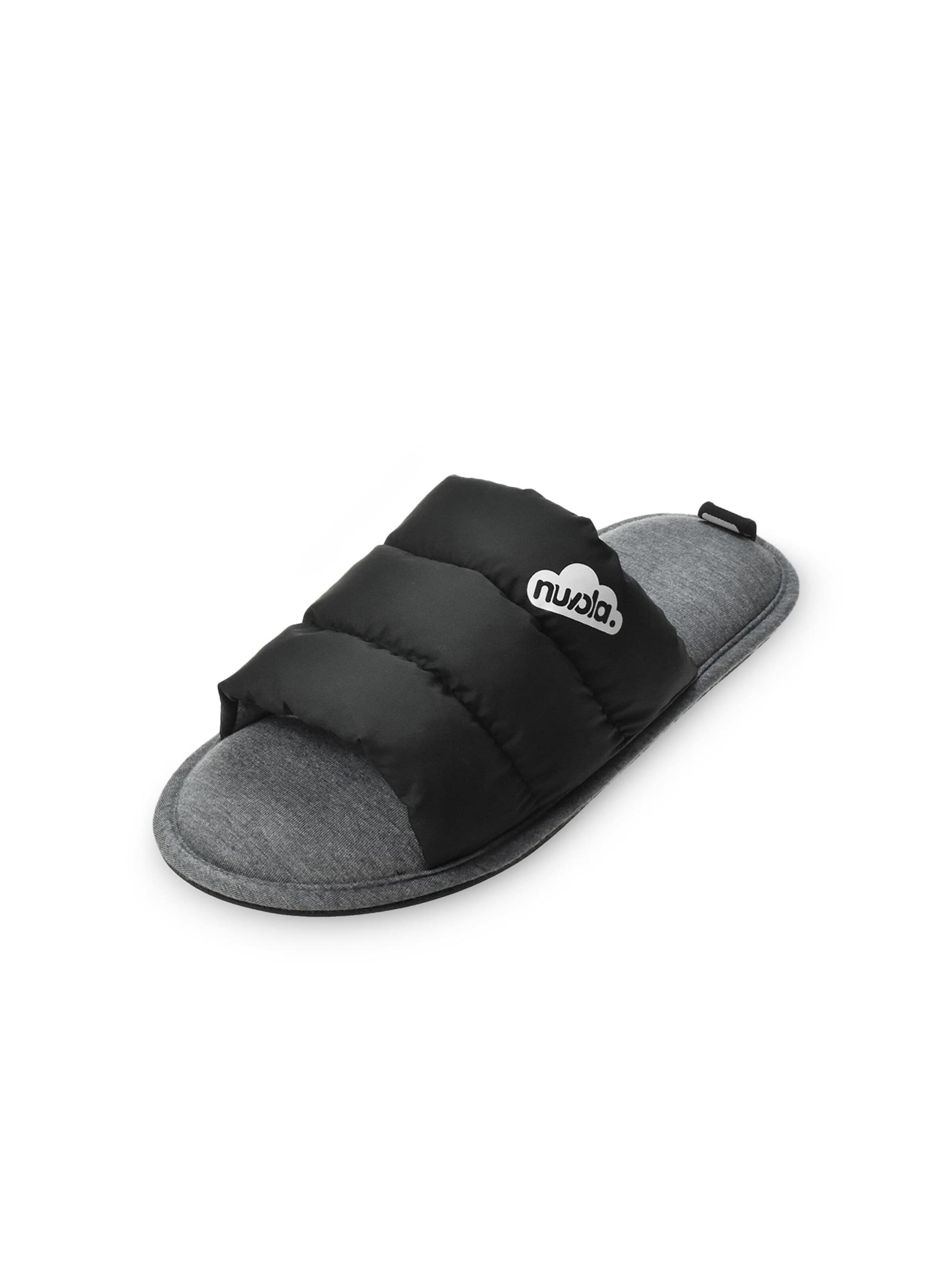 Nuvola. Slipper 'Zueco Spring' in Black: front