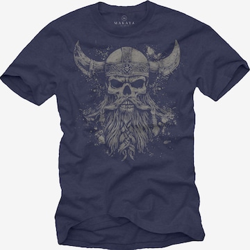 MAKAYA Shirt in Blue: front