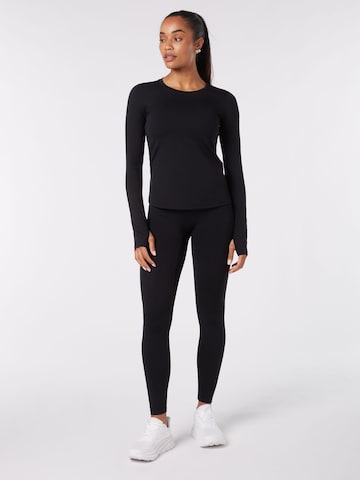 YO-GAYA Sporttop 'Long Sleeve Top' in Zwart