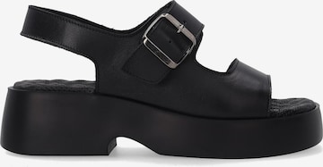 VENEZIA Sandale in Schwarz: Vorderseite