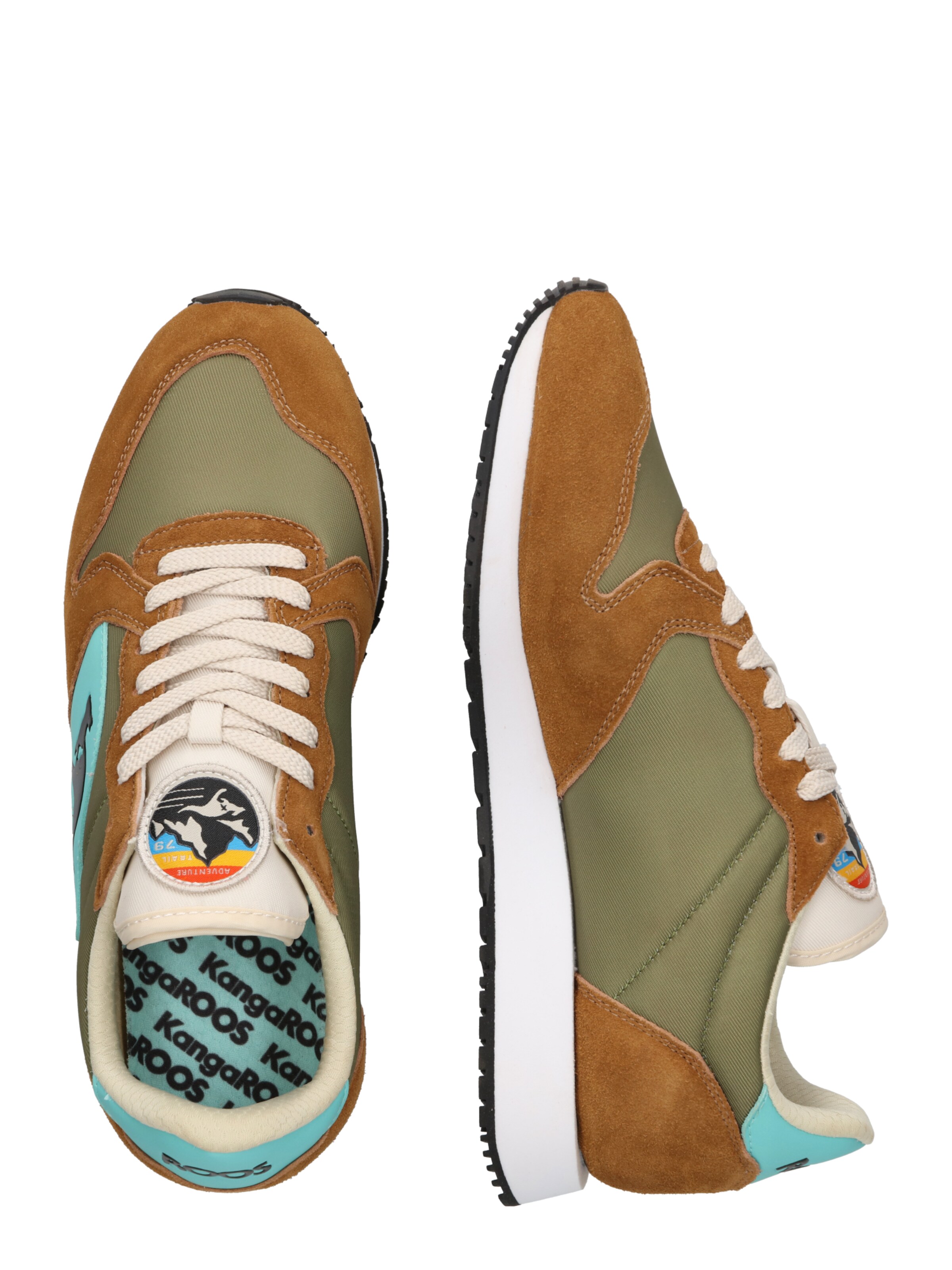 KangaROOS Sneakers 'Rally Trail' in Brown