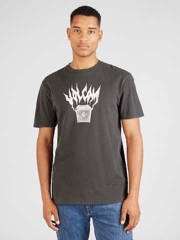 Volcom Shirt 'AMPLIFIED STONE' in Zwart: voorkant