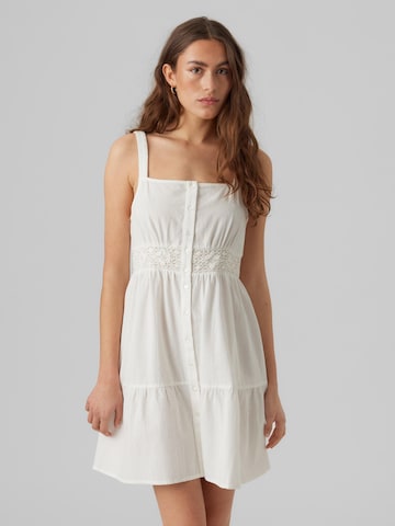 Vero Moda Petite Summer Dress 'MILAN' in White: front