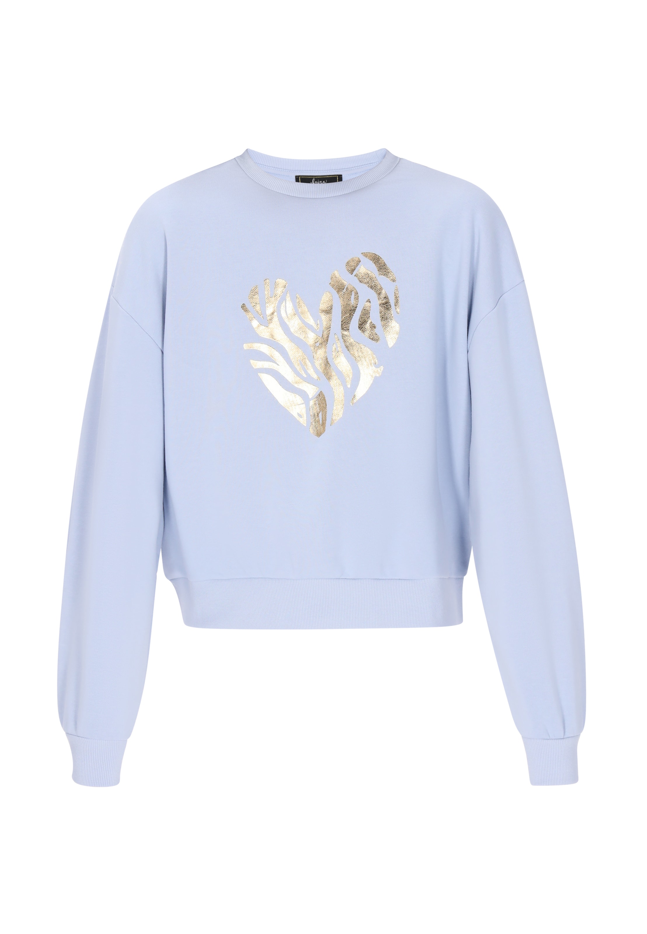 Sweat-shirt 'Fashion Look' faina en bleu : devant
