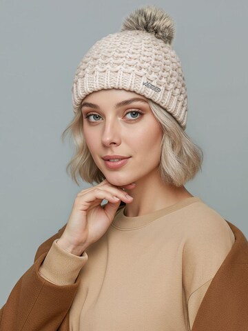 Neverless Beanie '1978' in Beige