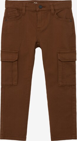 s.Oliver Tapered Broek in Bruin: voorkant