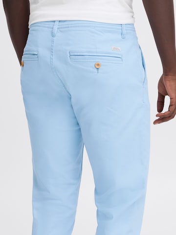 BLEND - Slimfit Calças chino 'Natan' em azul