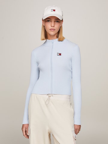 Pull-over Tommy Jeans en bleu : devant