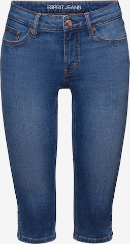 ESPRIT Slimfit Jeans in Blauw: voorkant