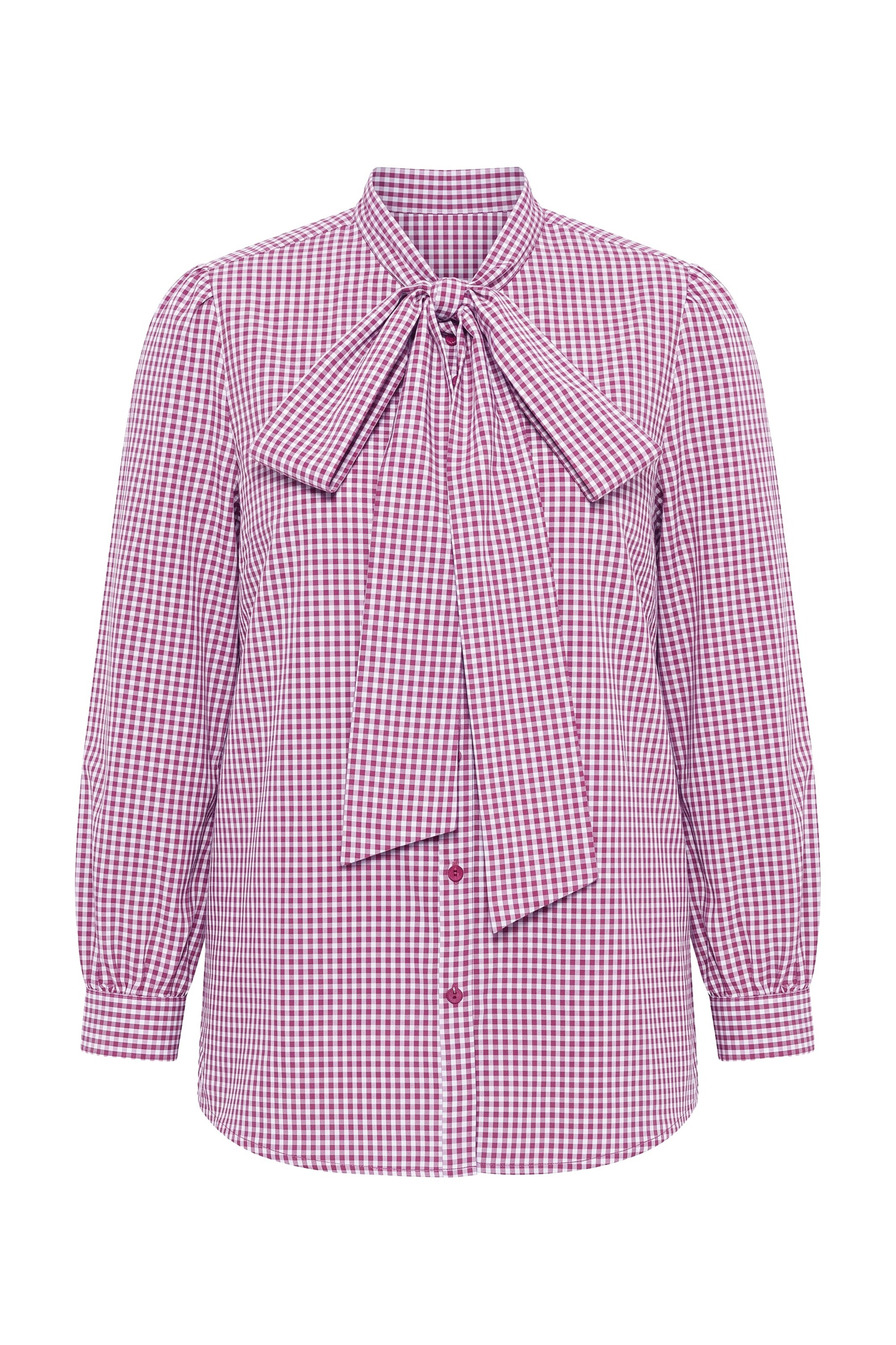 Ulla Popken Blouse in Roze: voorkant