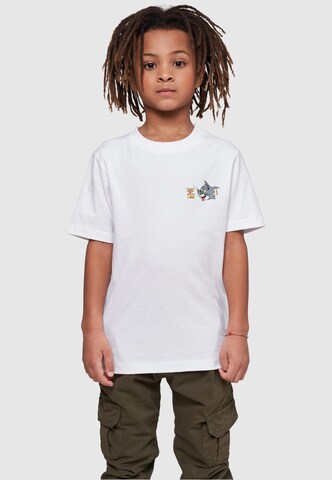 T-Shirt 'Tom and Jerry - Classic Heads' ABSOLUTE CULT en blanc : devant