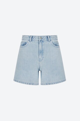 Aligne Regular Shorts 'Farrow' in Blau: Vorderseite