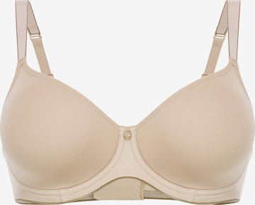 Conturelle T-shirt Bra 'Pure Feeling' in Beige: front