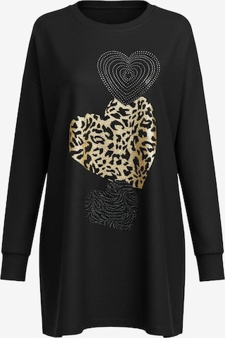 Shape Of You Sweatshirt in Black: front