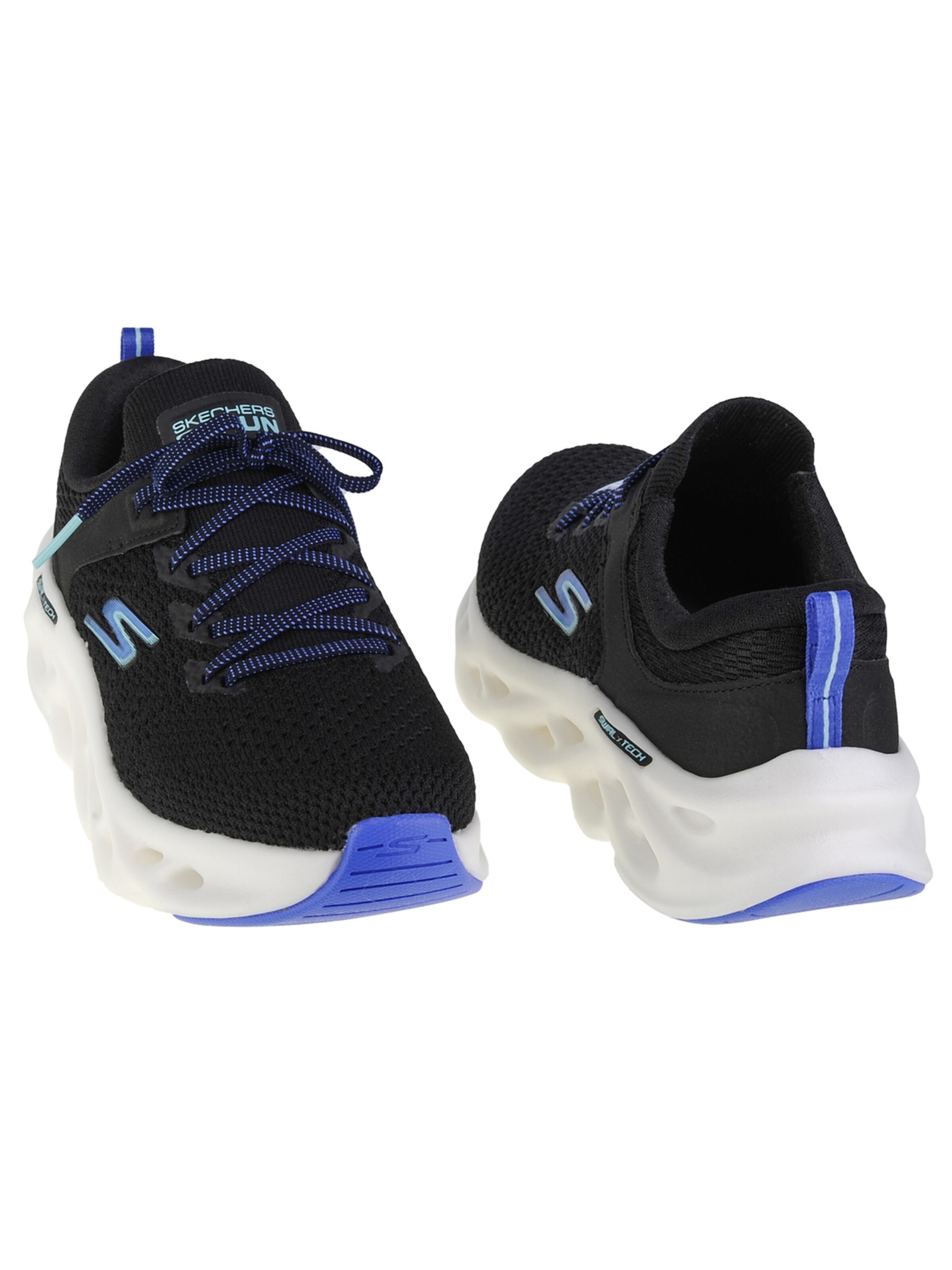 SKECHERS Loopschoen 'Go Run Swirl Tech-Dash Charge' in Zwart