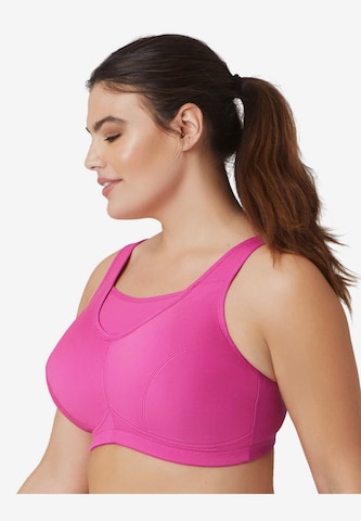 GLAMORISE Bustier Sport-BH in Pink