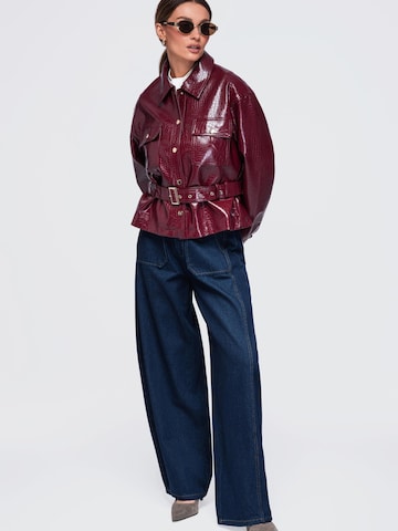Ombre Between-season jacket in Red