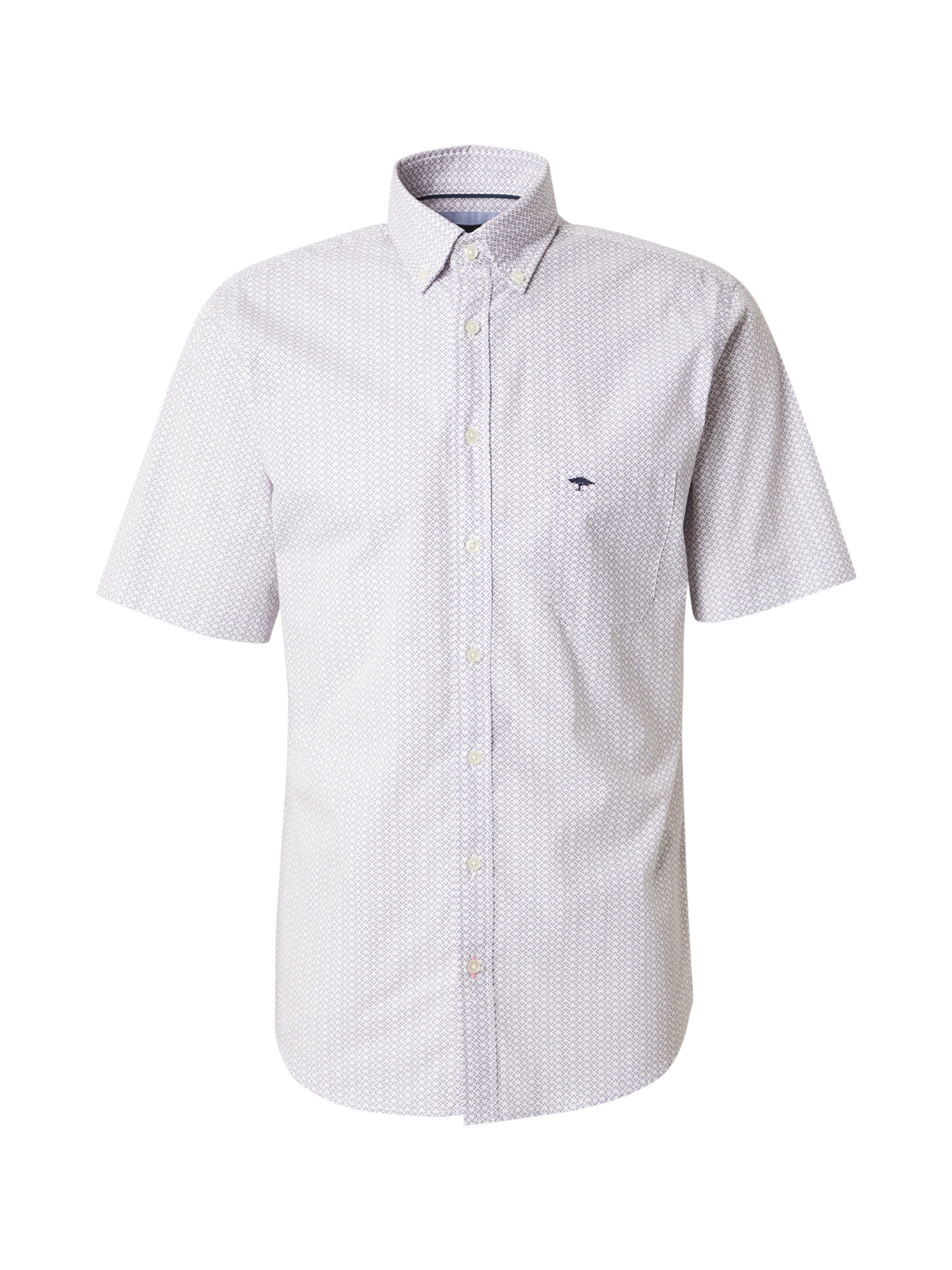 FYNCH-HATTON Rovný strih Košeľa - Fialová: predná strana