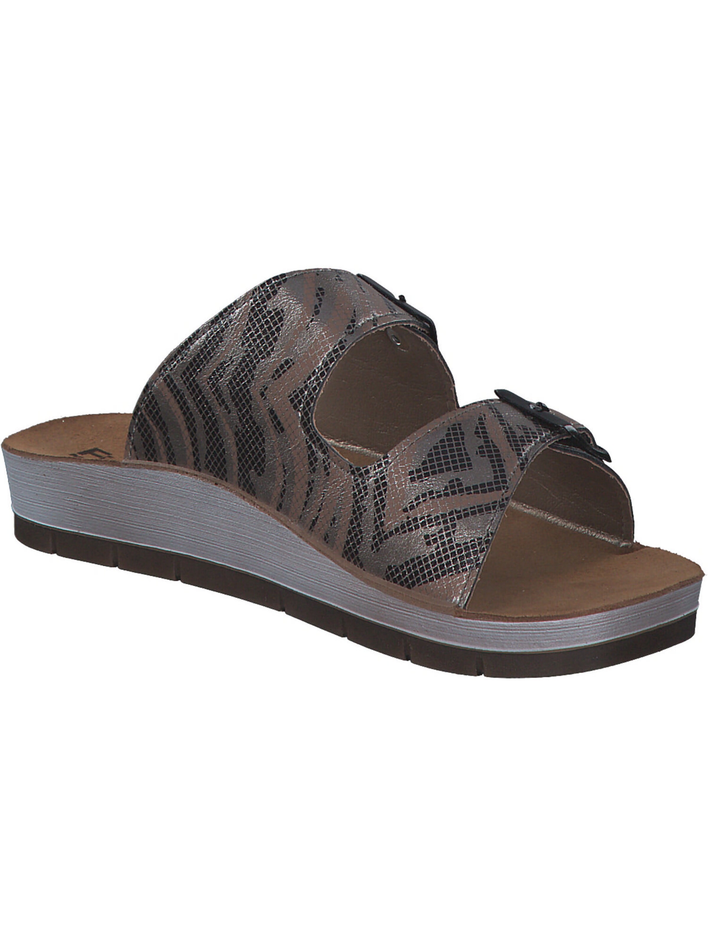 FISCHER Pantolette in Schwarz