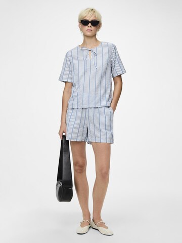 Chemisier 'PCTessa' PIECES en bleu