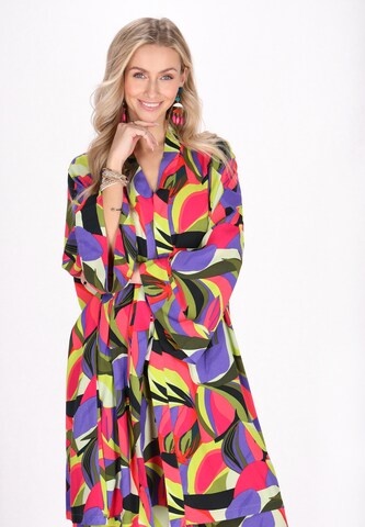 IZIA Kimono in Purple: front