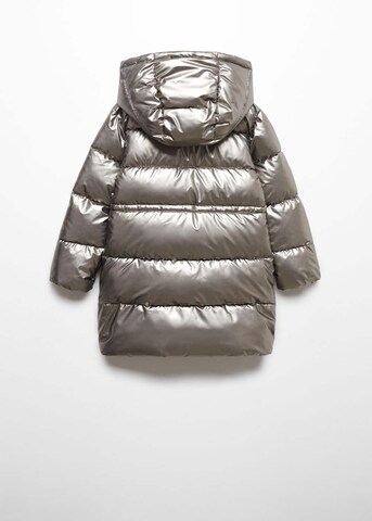 MANGO KIDS Winter Jacket 'Silvia' in Silver