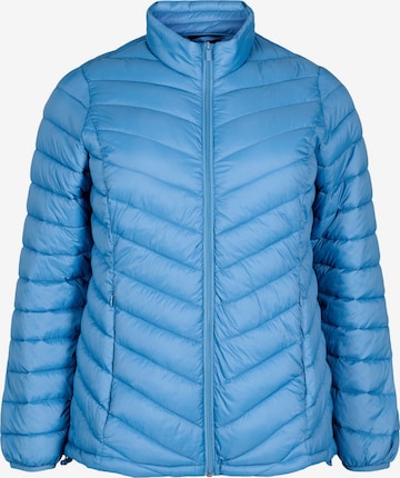 Veste mi-saison 'CASALLY' Zizzi en bleu : devant