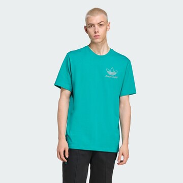 ADIDAS ORIGINALS Shirt 'FC Liverpool Terrace Icons' in Green