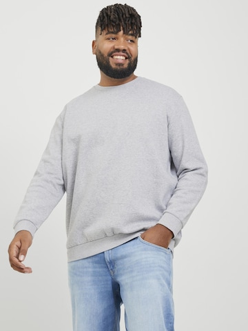 Jack & Jones Plus Sweatshirt 'Bradley' in Grijs: voorkant