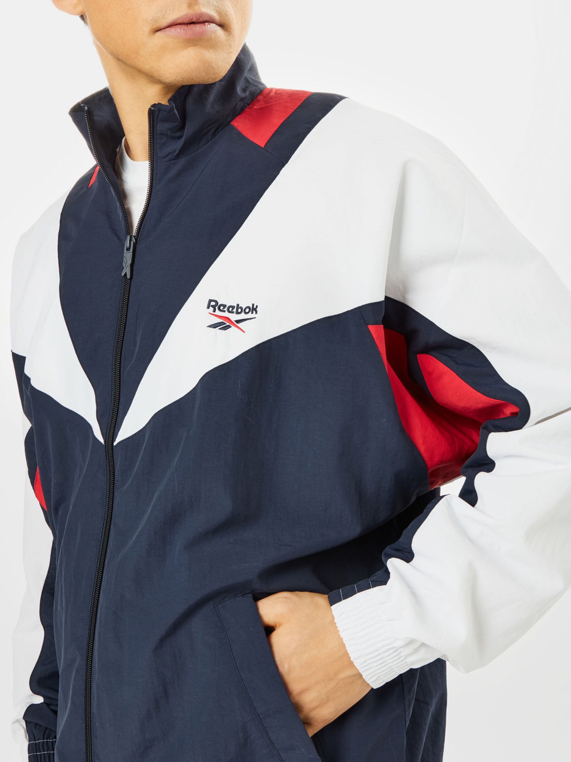 reebok jacket red