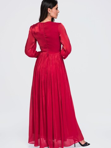 Ombre Abendkleid‌‌‌ in Rot