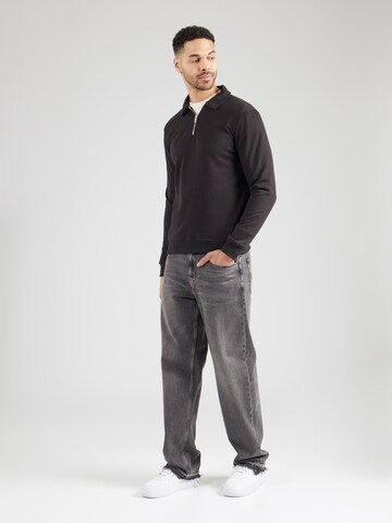 Only & Sons Sweatshirt 'DAVID' in Black