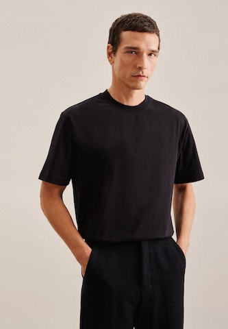 T-Shirt SEIDENSTICKER en noir : devant