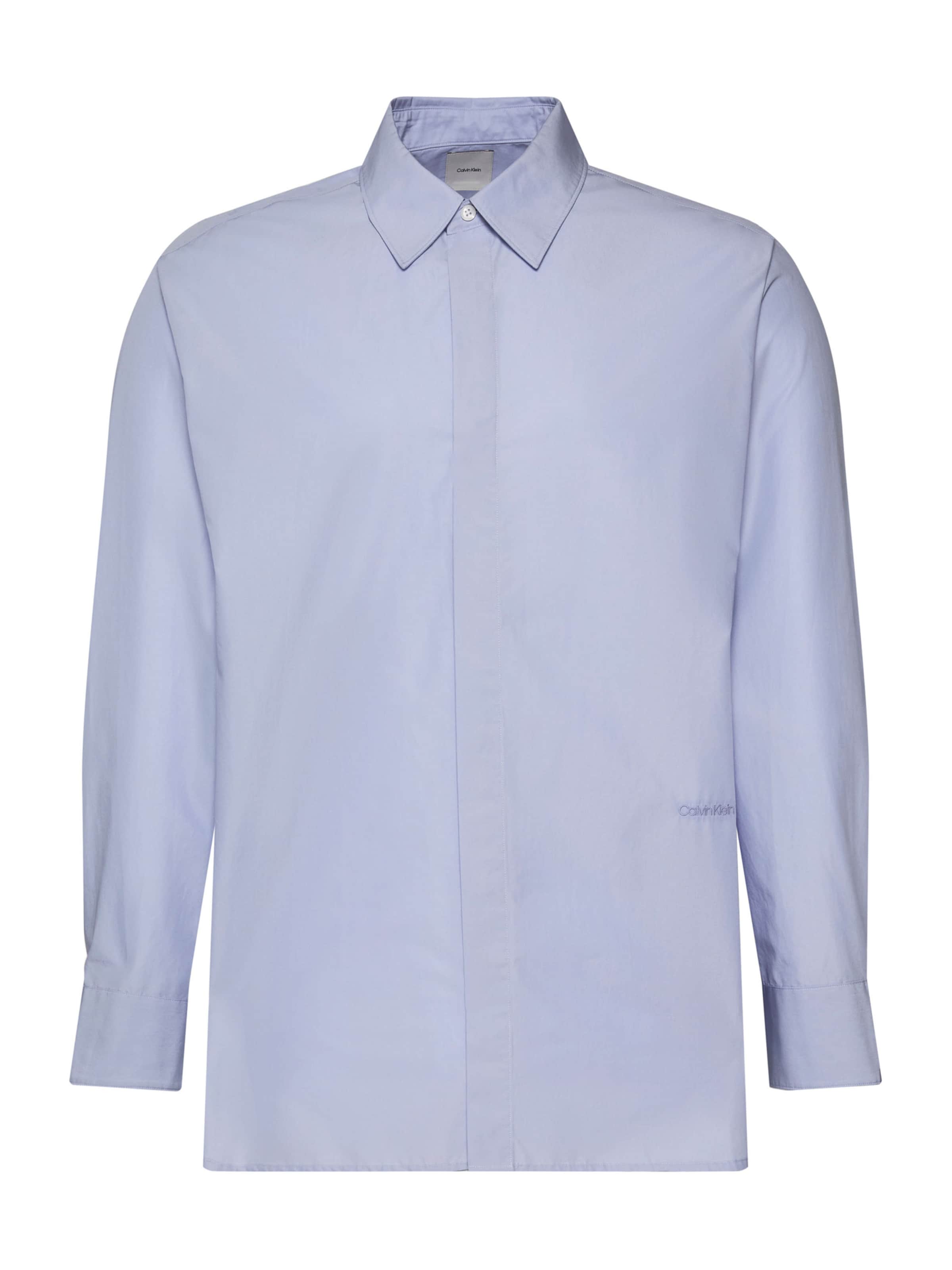 Calvin Klein Regular fit Button Up Shirt in Purple: front