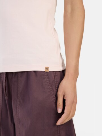 CAMEL ACTIVE Basic Top aus reiner Baumwolle in Weiß