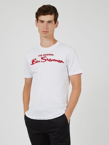 Ben Sherman Tričko 'Signature' – bílá: přední strana