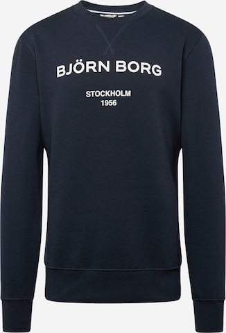 BJÖRN BORG - Sweatshirt de desporto em azul: frente
