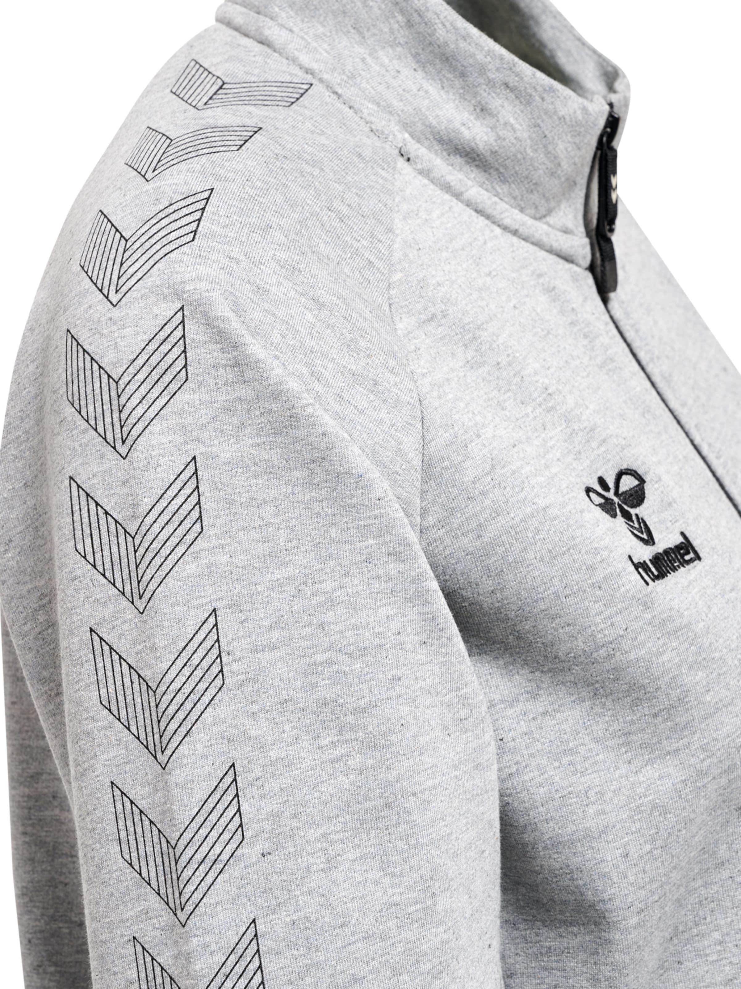 Hummel Sportsweatjacke 'Move Grid' in Grau