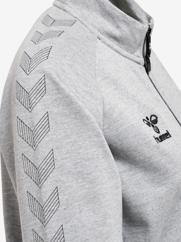 Hummel Athletic Zip-Up Hoodie 'Move' in Grey