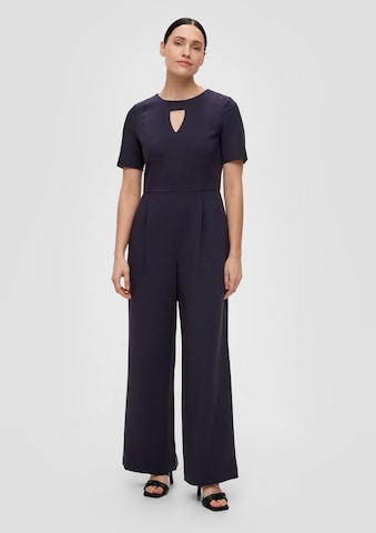 s.Oliver BLACK LABEL Jumpsuit in Blauw: voorkant