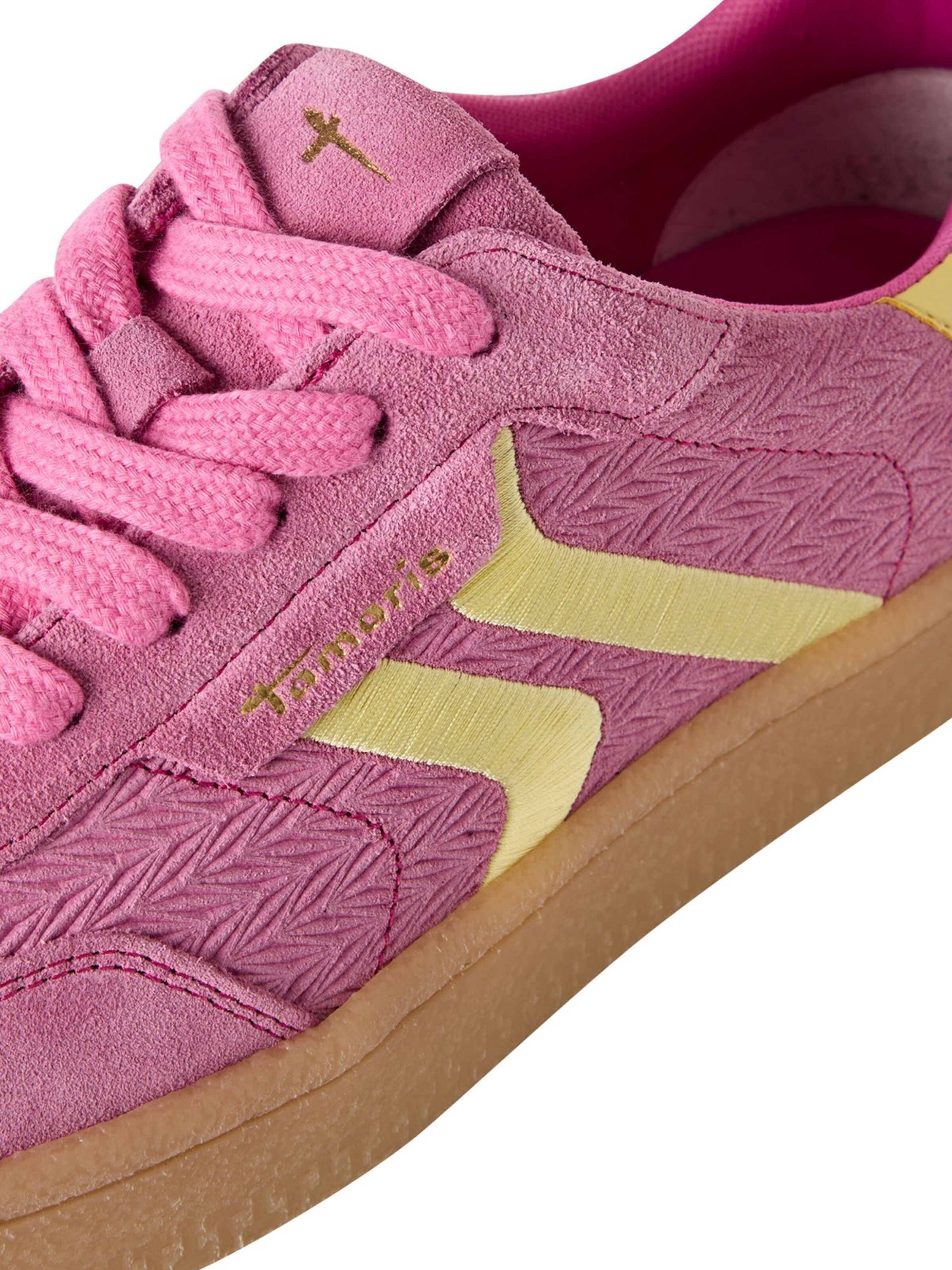 Baskets basses Tamaris en rose