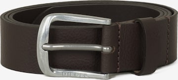 DIESEL Gürtel 'LOGO B-BASIC LEATHER BELT' in Braun: Vorderseite