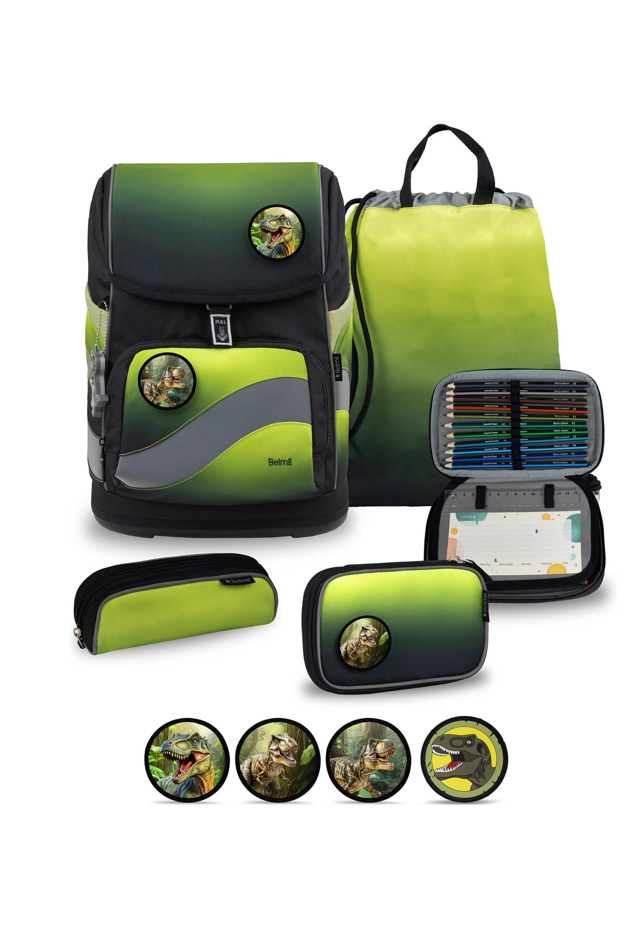 Belmil Backpack in Green: front