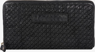 Greenland Nature Wallet in Black: front