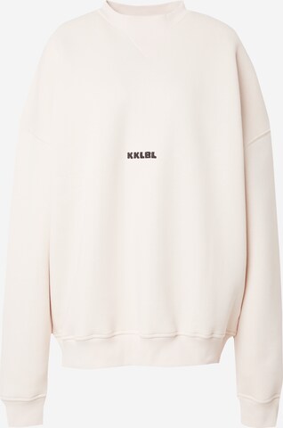 Karo Kauer Sweatshirt 'Sold Out' i vit: framsida