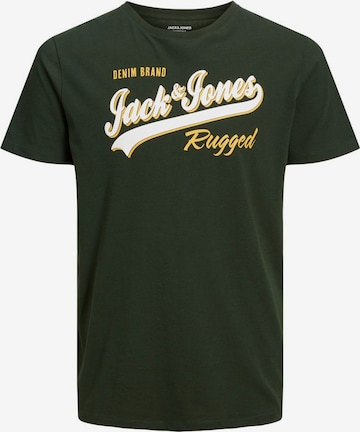 Maglietta di JACK & JONES in verde: frontale