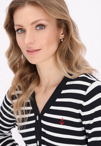 DreiMaster Vintage Pletena jopa 'Classic Look' | modra barva