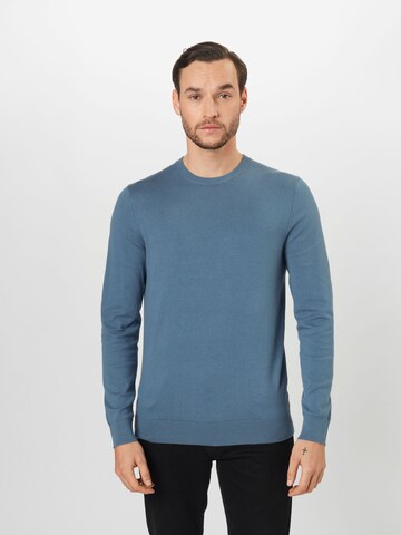 BURTON MENSWEAR LONDON Regular Fit Pullover i blå: forside