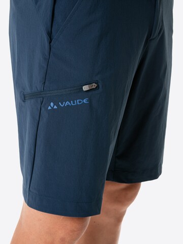 VAUDE Regular Outdoorbroek 'Farley II' in Blauw