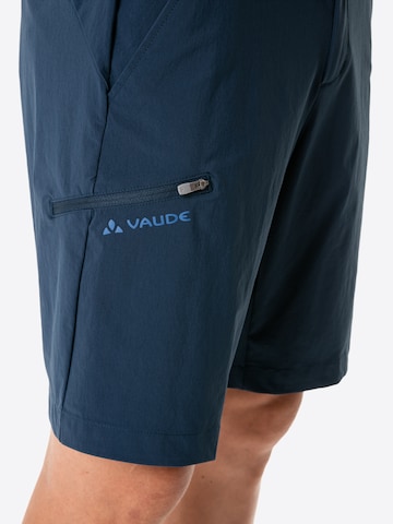 VAUDE Regular Outdoor Pants 'Farley II' in Blue